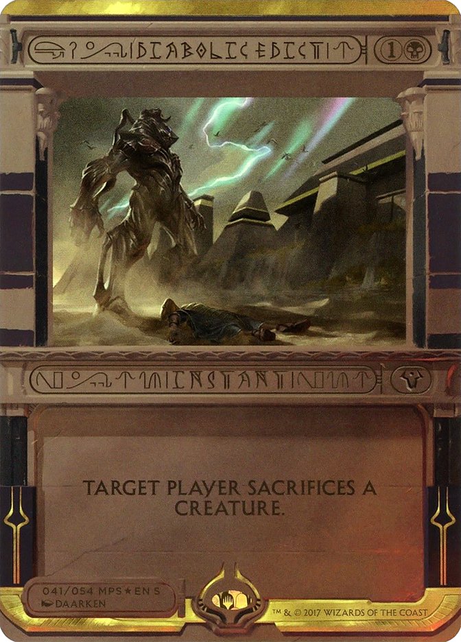 Diabolic Edict (Invocation) [Amonkhet Invocations] | Total Play
