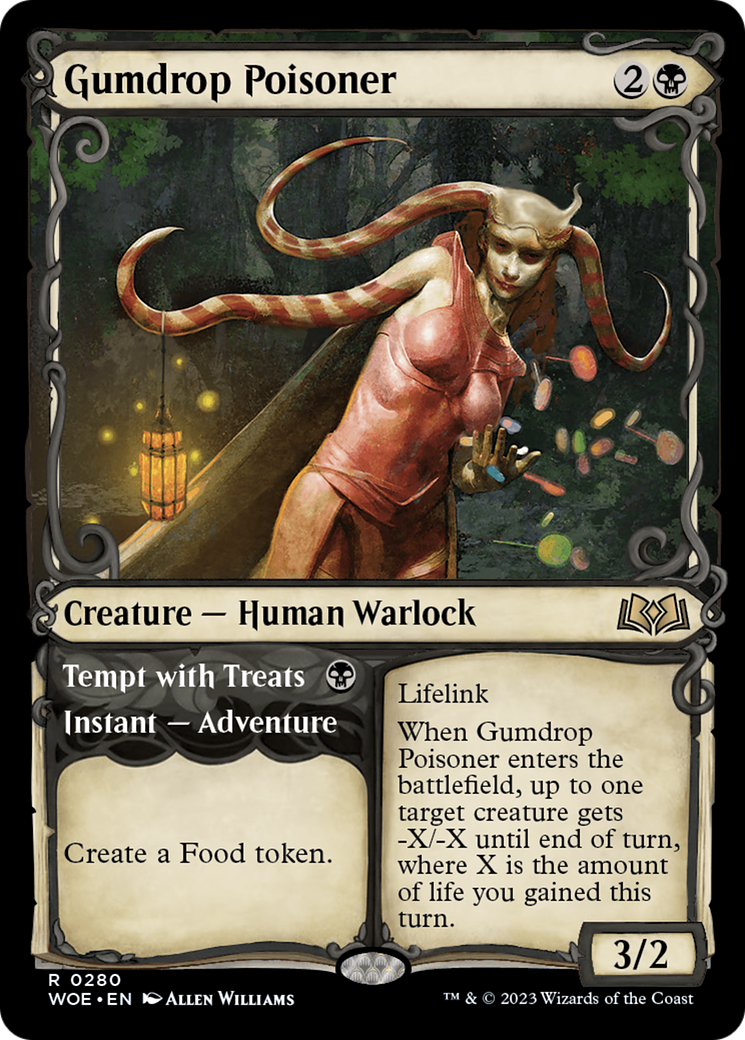 Gumdrop Poisoner // Tempt with Treats (Showcase) [Wilds of Eldraine] | Total Play