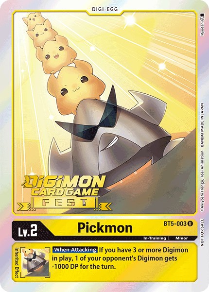 Pickmon [BT5-003] (Digimon Card Game Fest 2022) [Battle of Omni Promos] | Total Play