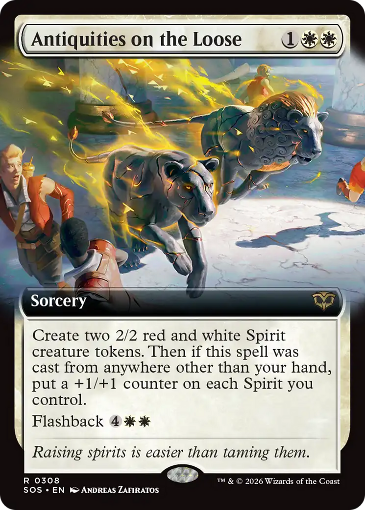 Antiquities on the Loose (Extended Art) [Secrets of Strixhaven] | Total Play