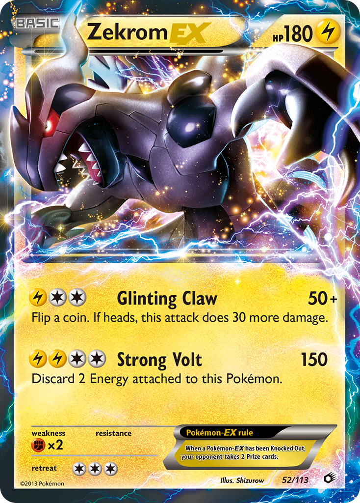 Zekrom EX (52/113) [Black & White: Legendary Treasures] | Total Play