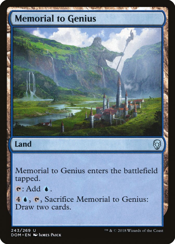 Memorial to Genius [Dominaria] | Total Play