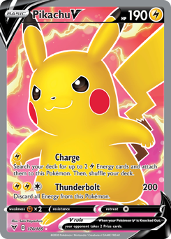 Pikachu V (170/185) [Sword & Shield: Vivid Voltage] | Total Play