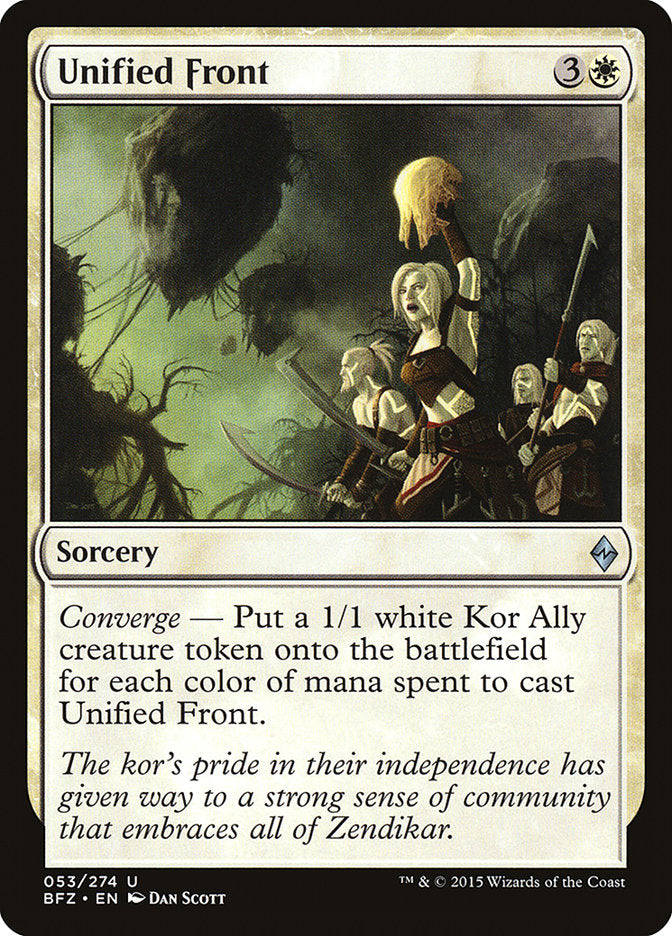 Unified Front [Battle for Zendikar] | Total Play
