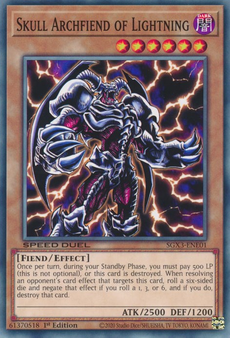 Skull Archfiend of Lightning [SGX3-ENE01] Common | Total Play