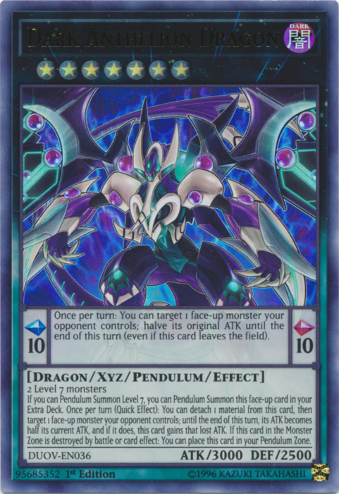 Dark Anthelion Dragon [DUOV-EN036] Ultra Rare | Total Play