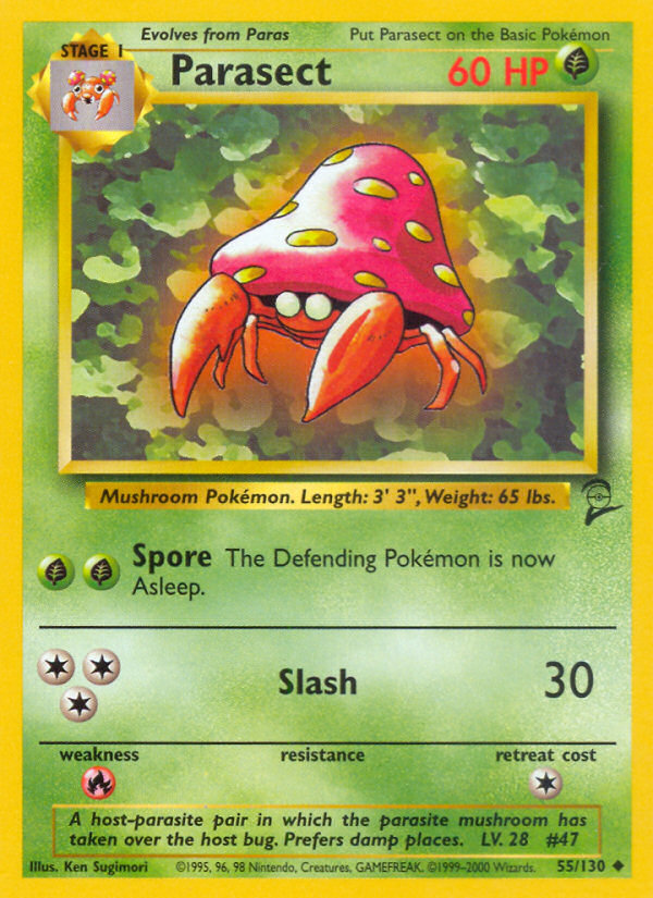 Parasect (55/130) [Base Set 2] | Total Play