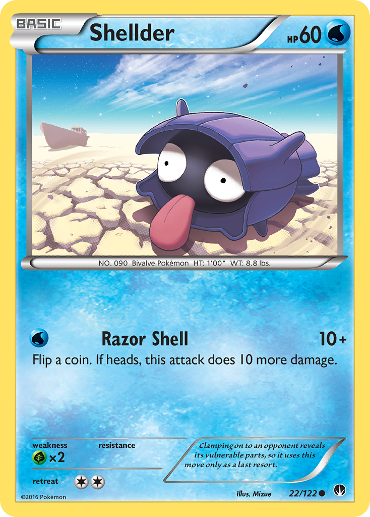 Shellder (22/122) [XY: BREAKpoint] | Total Play