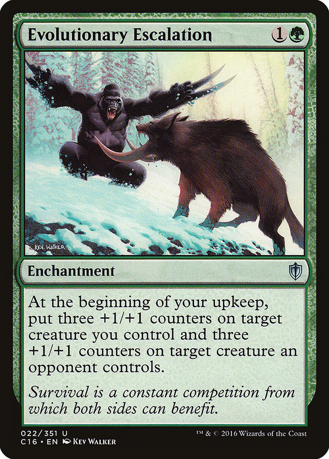 Evolutionary Escalation [Commander 2016] | Total Play