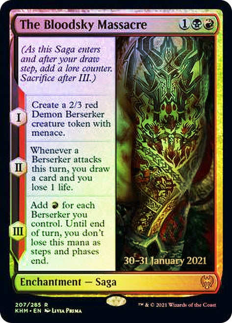 The Bloodsky Massacre [Kaldheim Prerelease Promos] | Total Play