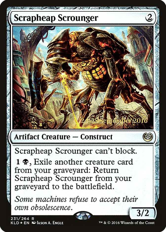 Scrapheap Scrounger [Kaladesh Prerelease Promos] | Total Play