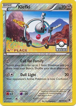 Klefki (66/119) (League Promo 4th Place) [XY: Phantom Forces] | Total Play