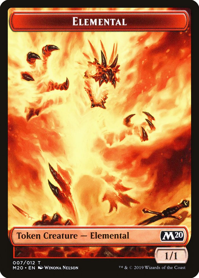 Elemental Token [Core Set 2020 Tokens] | Total Play