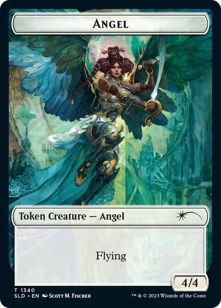 Angel // Spirit Double-Sided Token [Secret Lair Drop Series] | Total Play