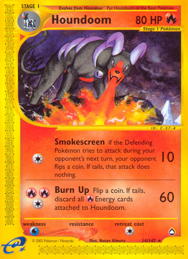 Houndoom (14/147) [Aquapolis] | Total Play