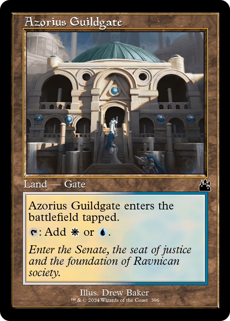 Azorius Guildgate (Retro Frame) [Ravnica Remastered] | Total Play