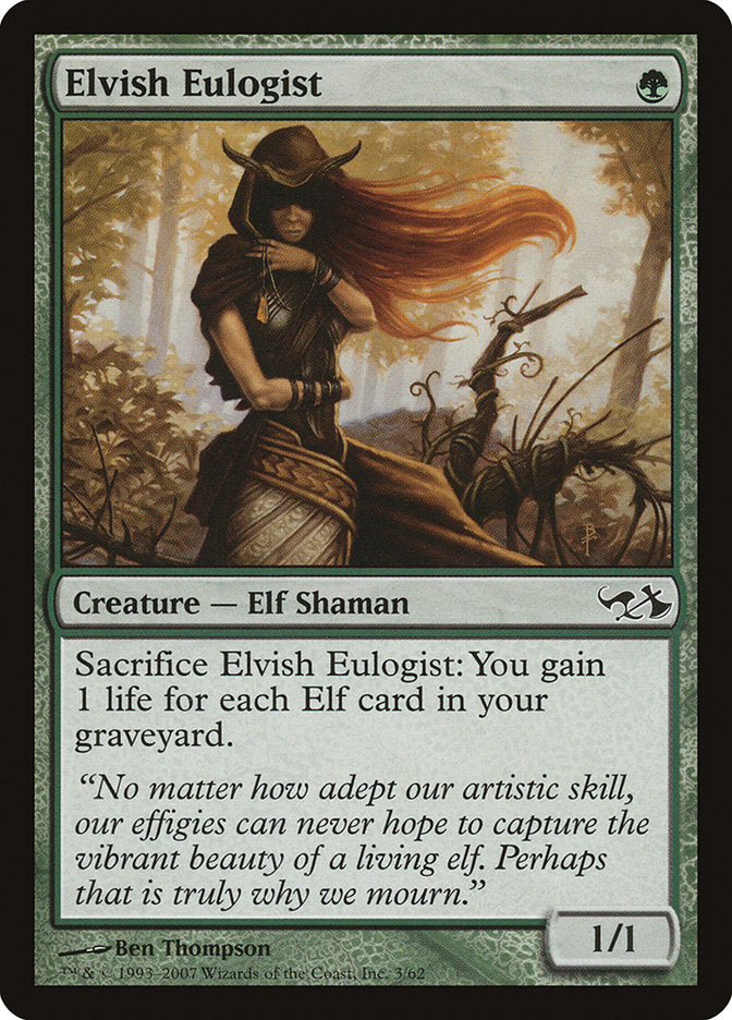 Elvish Eulogist [Duel Decks: Elves vs. Goblins] | Total Play