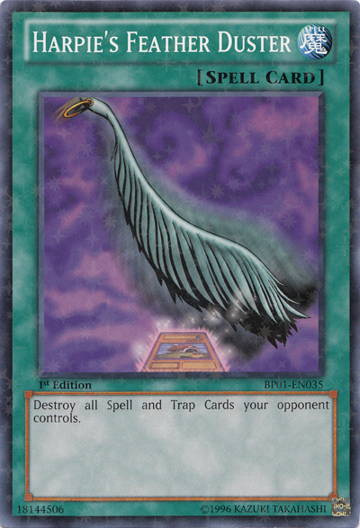 Harpie's Feather Duster [BP01-EN035] Starfoil Rare | Total Play