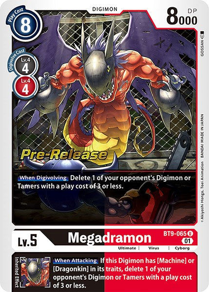 Megadramon [BT9-065] [X Record Pre-Release Promos] | Total Play