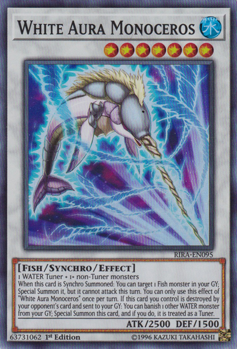 White Aura Monoceros [RIRA-EN095] Super Rare | Total Play