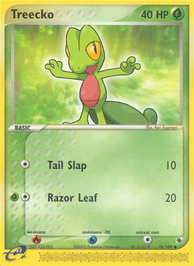 Treecko (76/109) [EX: Ruby & Sapphire] | Total Play