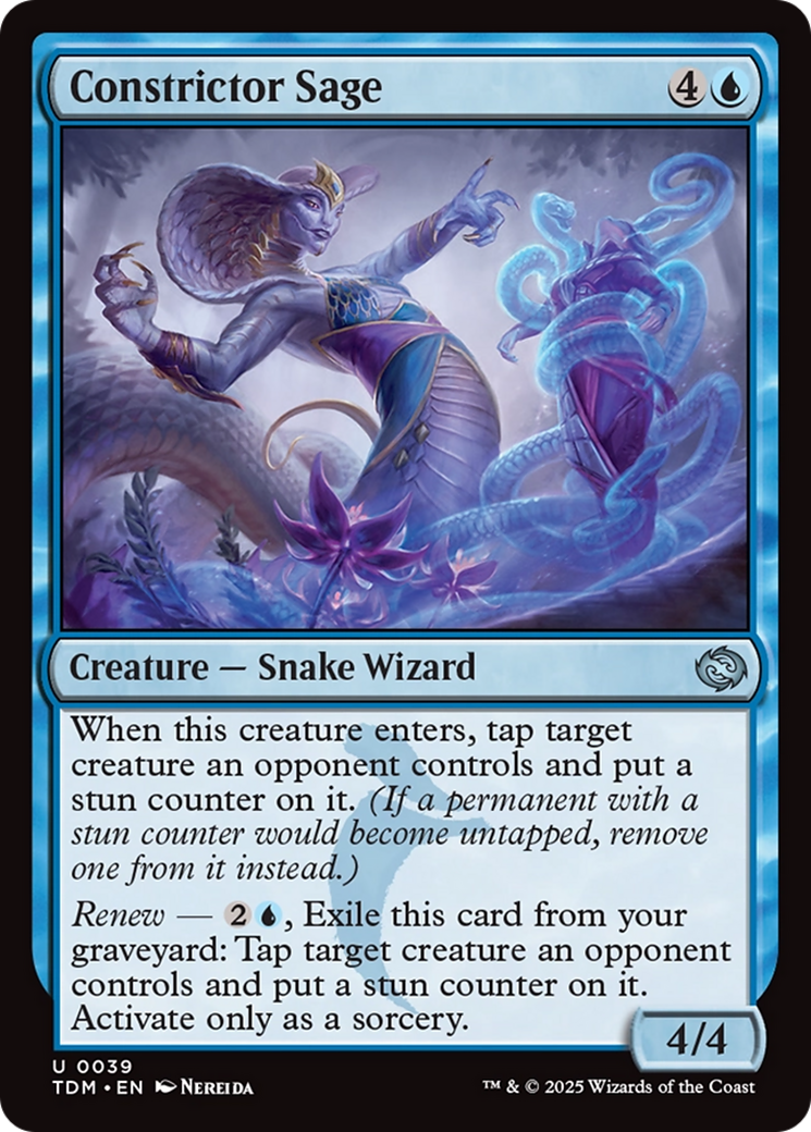 Constrictor Sage [Tarkir: Dragonstorm] | Total Play