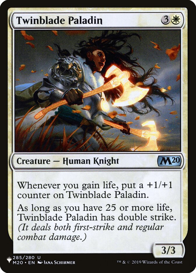 Twinblade Paladin [The List] | Total Play