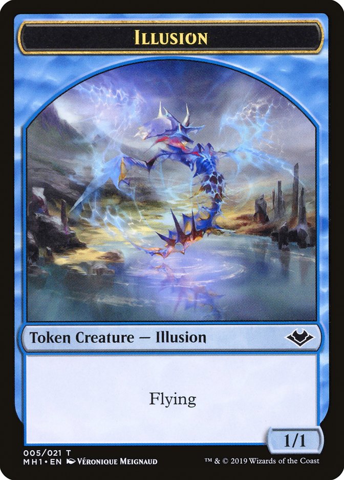 Angel (002) // Illusion (005) Double-Sided Token [Modern Horizons Tokens] | Total Play