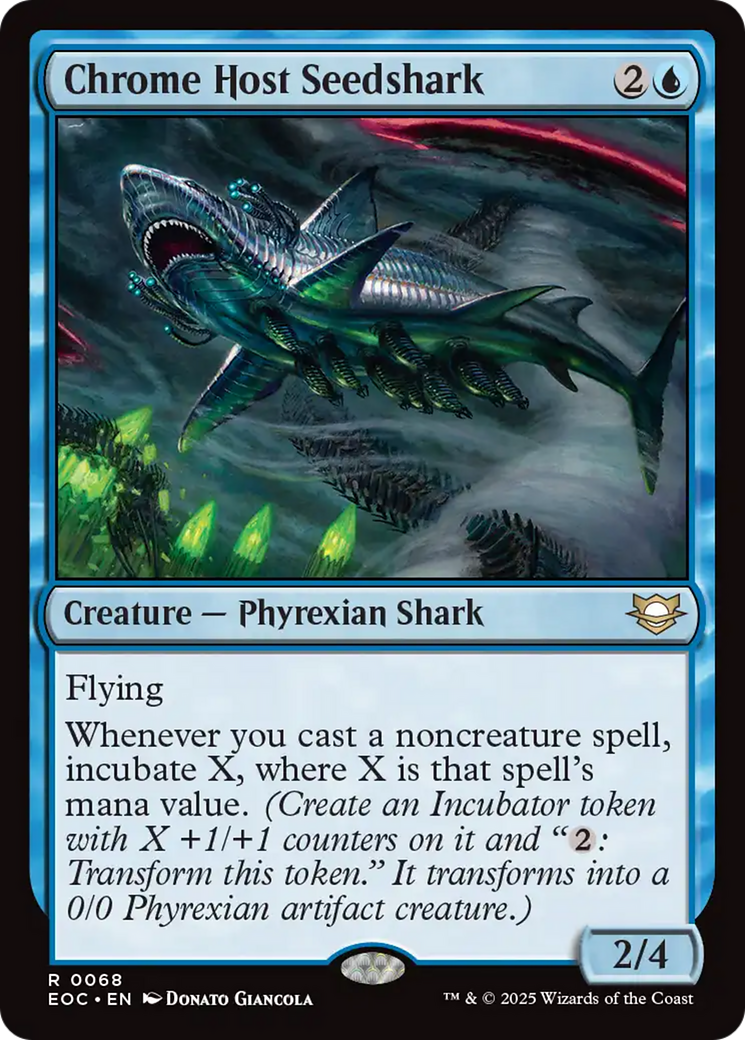 Chrome Host Seedshark [Edge of Eternities Commander] | Total Play