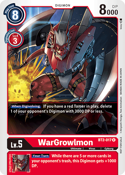 WarGrowlmon [BT2-017] (Alternate Art) [Release Special Booster Ver.1.0] | Total Play