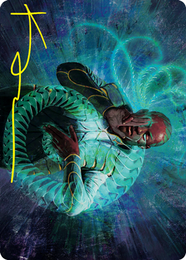 Biomathematician Art Card (Gold-Stamped Signature) [Strixhaven: School of Mages Art Series] | Total Play