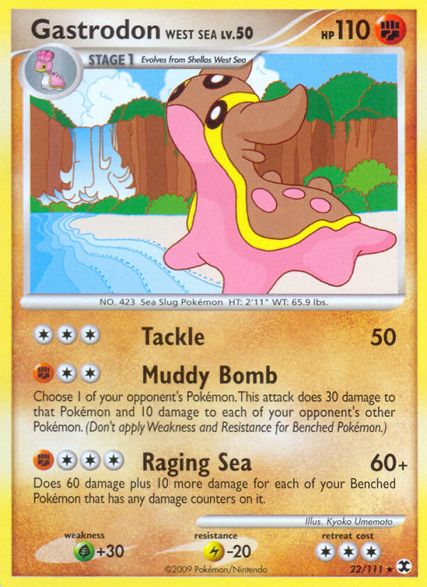 Gastrodon West Sea (22/111) [Platinum: Rising Rivals] | Total Play