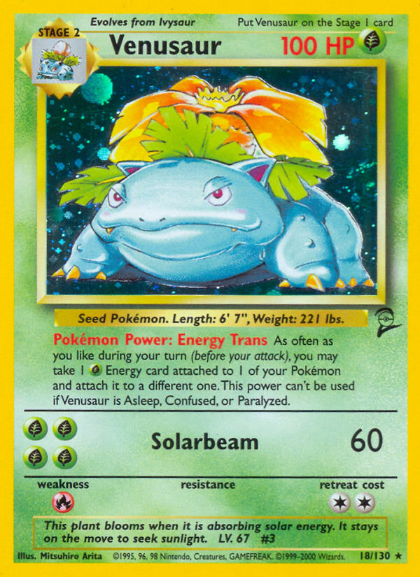 Venusaur (18/130) [Base Set 2] | Total Play