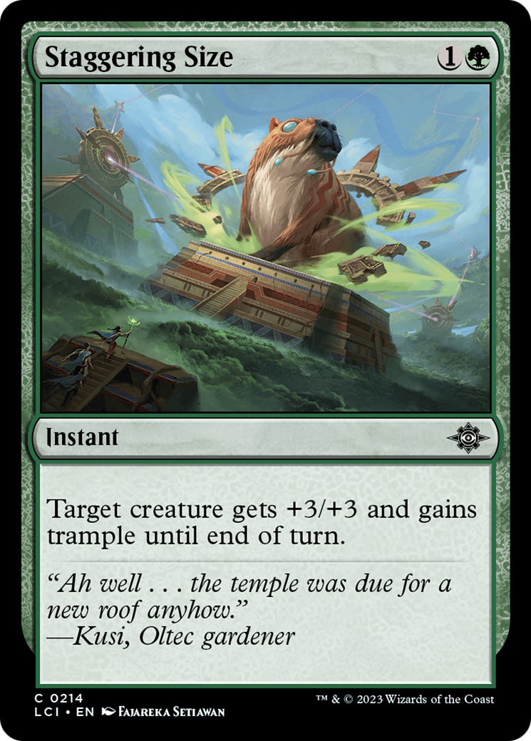 Staggering Size [The Lost Caverns of Ixalan] | Total Play