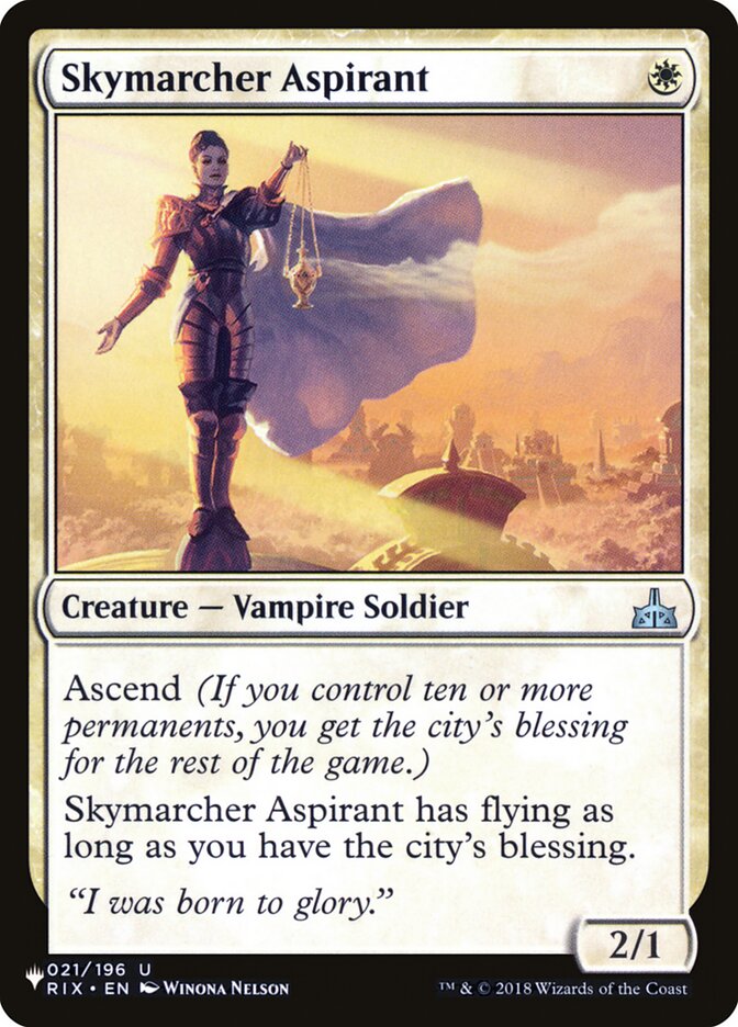 Skymarcher Aspirant [The List] | Total Play