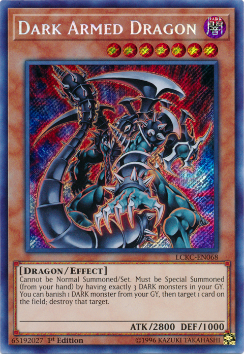 Dark Armed Dragon [LCKC-EN068] Secret Rare | Total Play