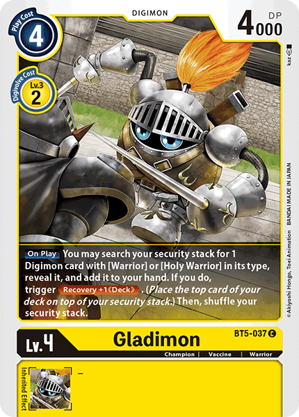 Gladimon [BT5-037] [Battle of Omni] | Total Play