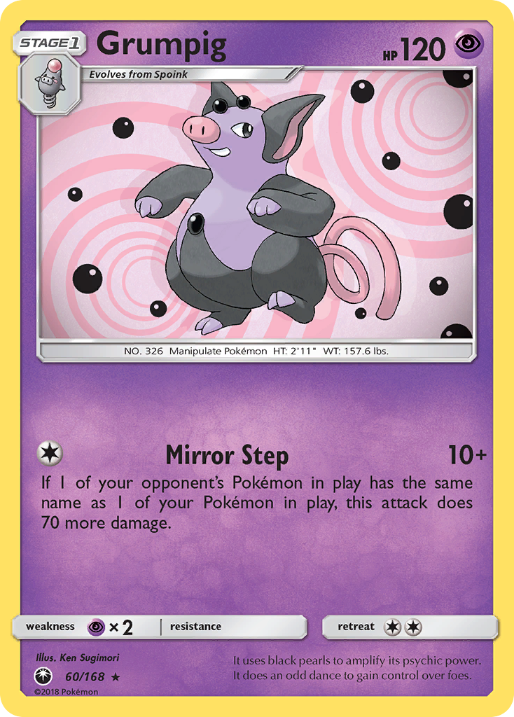 Grumpig (60/168) [Sun & Moon: Celestial Storm] | Total Play