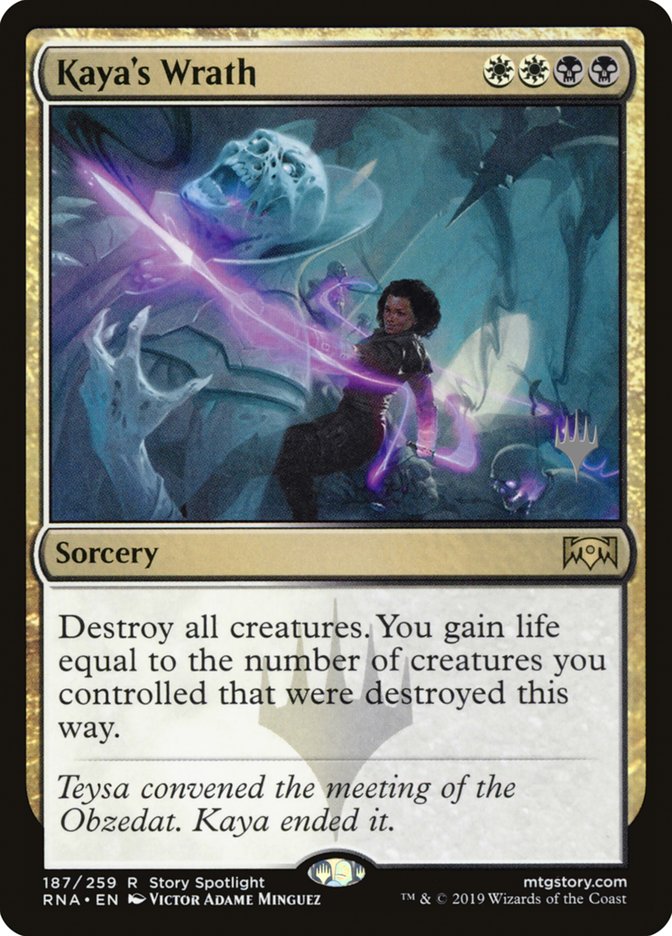Kaya's Wrath (Promo Pack) [Ravnica Allegiance Promos] | Total Play
