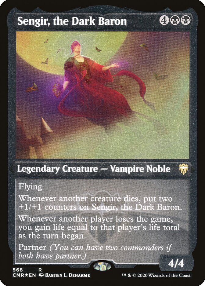 Sengir, the Dark Baron (Etched) [Commander Legends] | Total Play