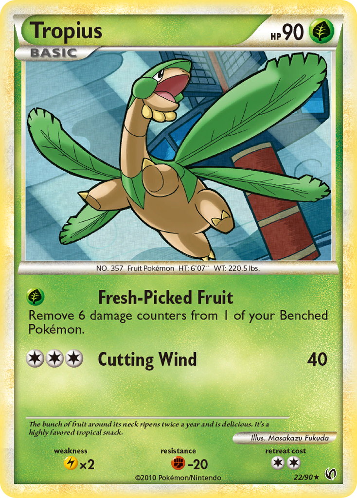 Tropius (22/90) [HeartGold & SoulSilver: Undaunted] | Total Play