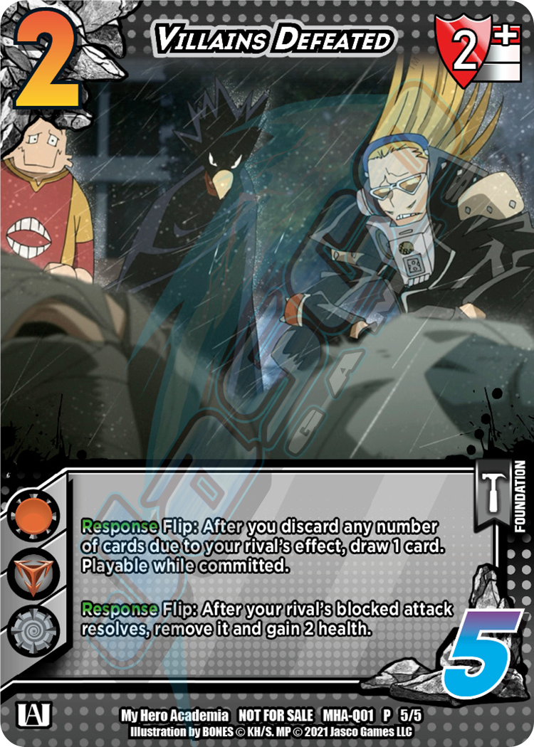 Villains Defeated [Series 1 Quirk Pack Unlimited] | Total Play