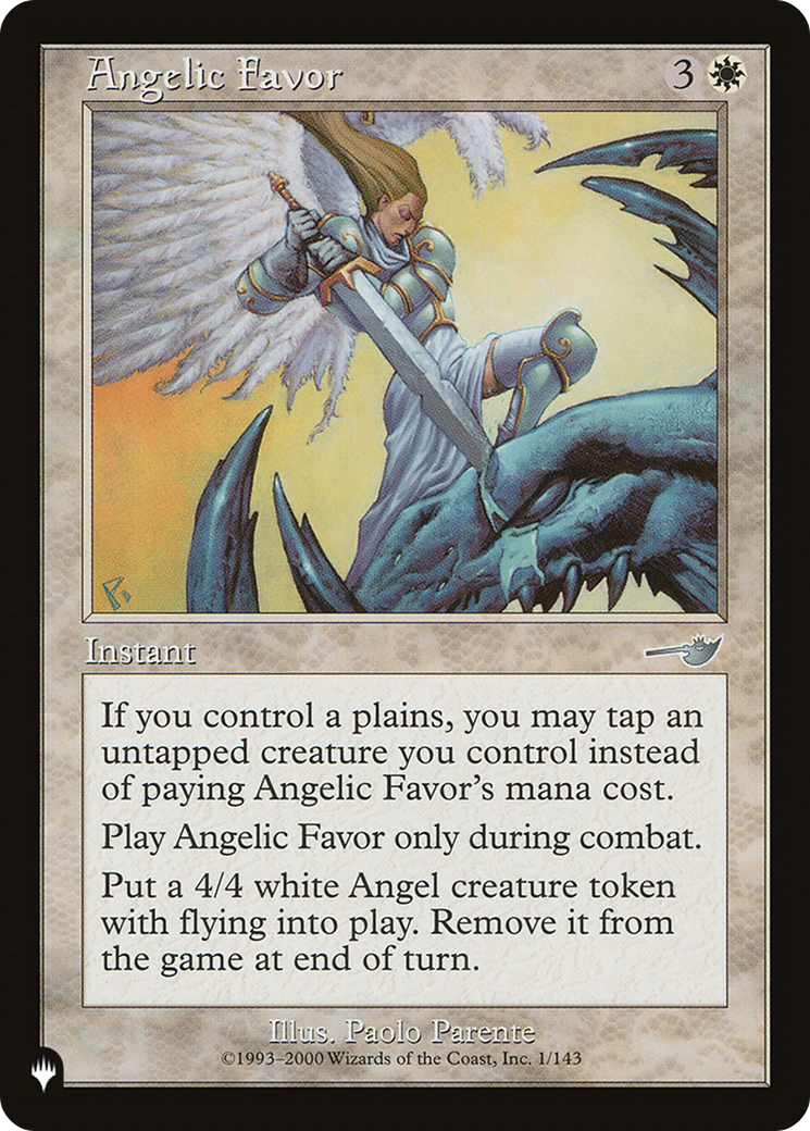 Angelic Favor [The List] | Total Play