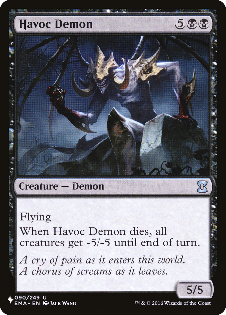 Havoc Demon [The List Reprints] | Total Play