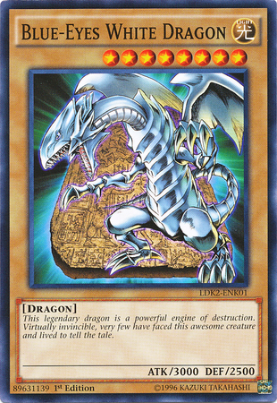 Blue-Eyes White Dragon (Version 4) [LDK2-ENK01] Common | Total Play