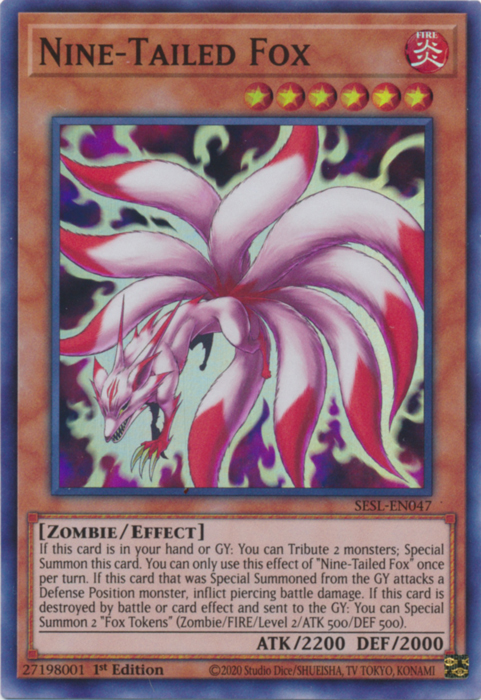Nine-Tailed Fox [SESL-EN047] Super Rare | Total Play