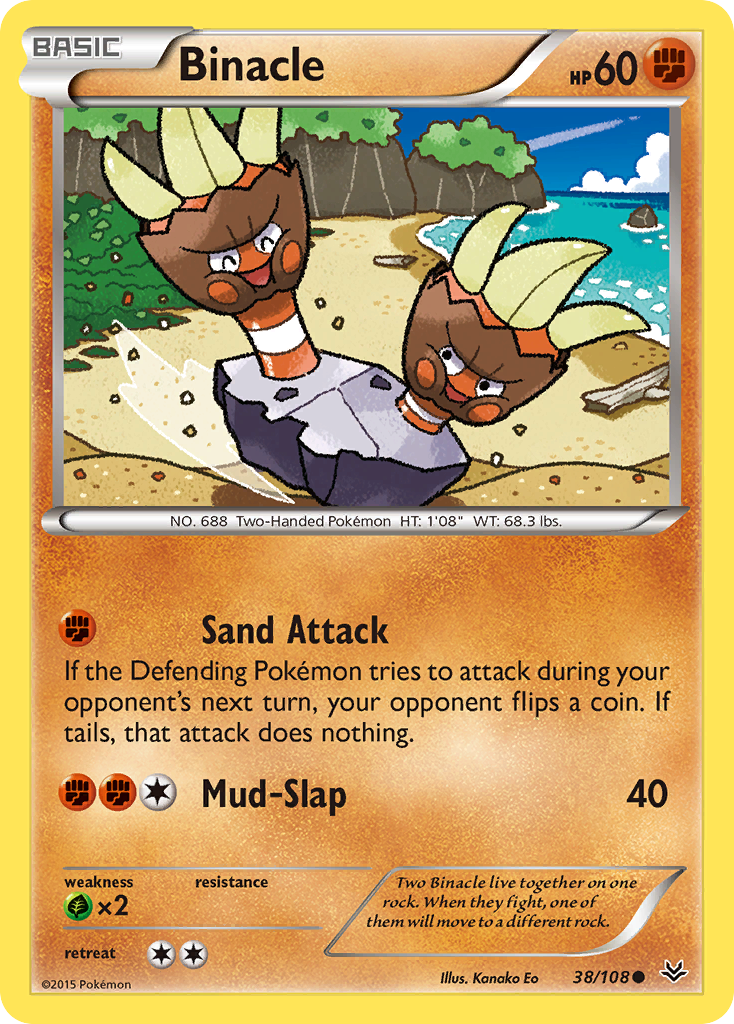 Binacle (38/108) [XY: Roaring Skies] | Total Play