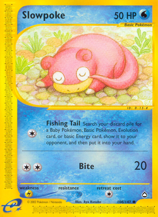 Slowpoke (108/147) [Aquapolis] | Total Play