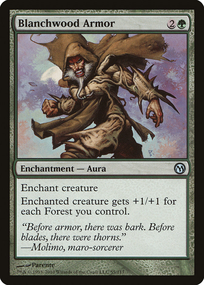 Blanchwood Armor [Duels of the Planeswalkers] | Total Play