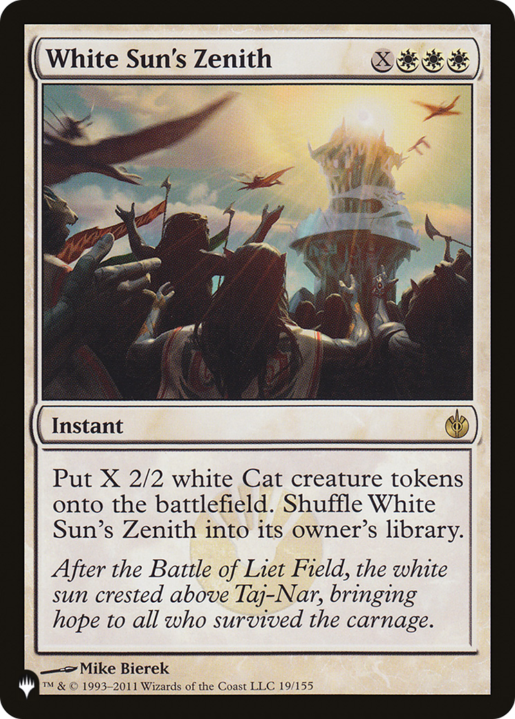 White Sun's Zenith [The List] | Total Play